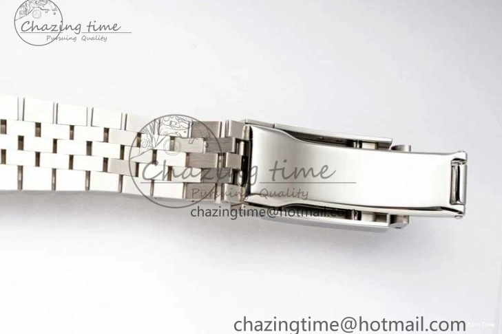 MiroTime 0425 DateJust 36mm SS DIWF 1:1 Best Edition 904L Steel Gray Dial Green Markers on Jubilee Bracelet SA Upgraded 2312